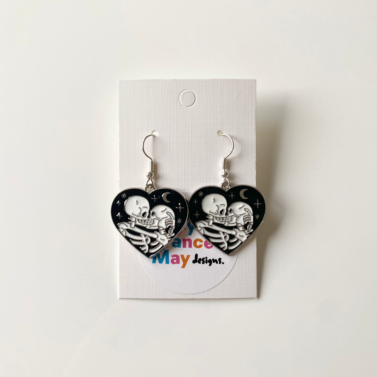 Kissing Skeleton Earrings