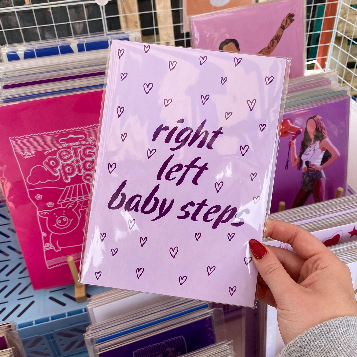 Right Left Baby Steps Print
