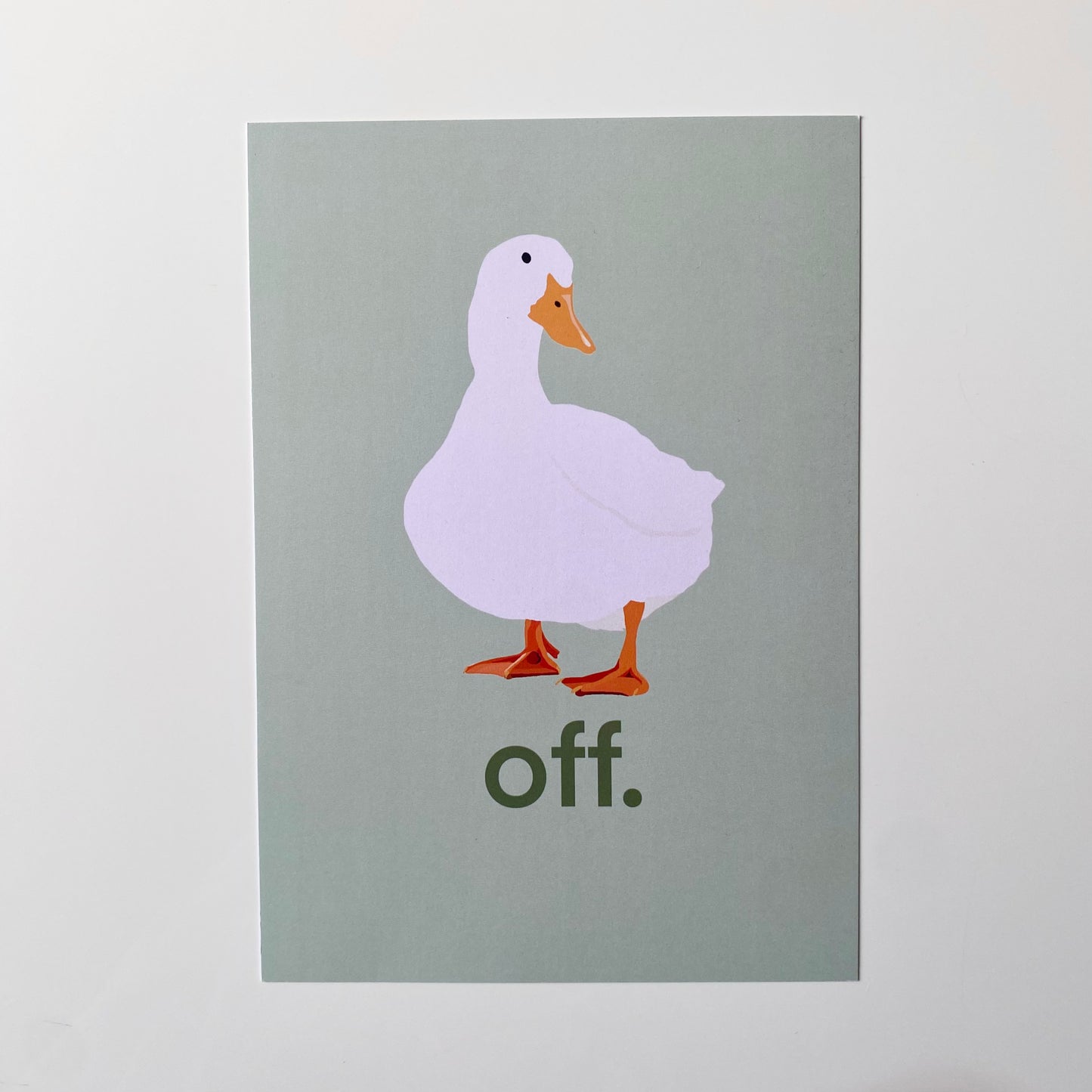 Duck Off Print