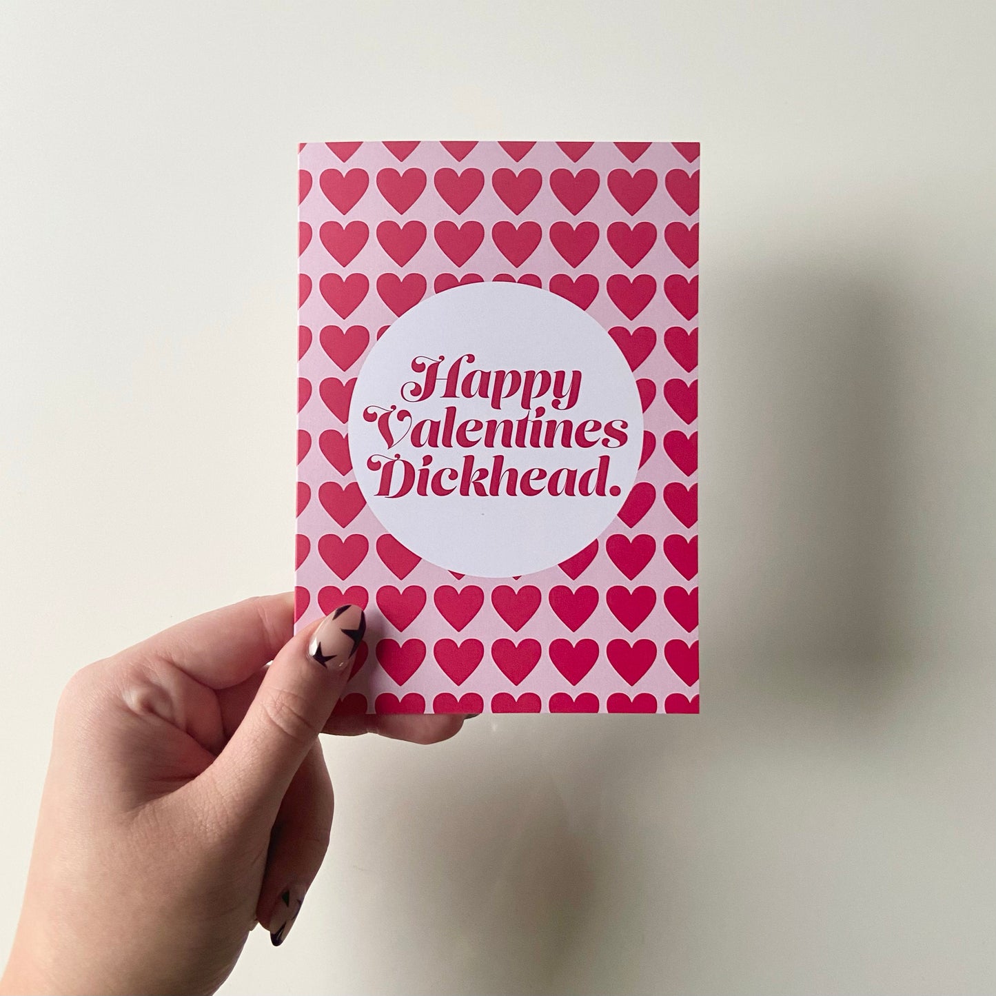 Happy Valentines Dickhead Card