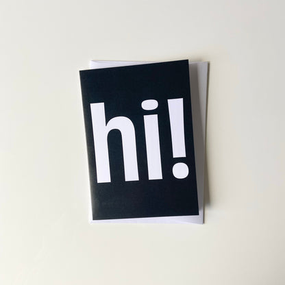 Hi! Card
