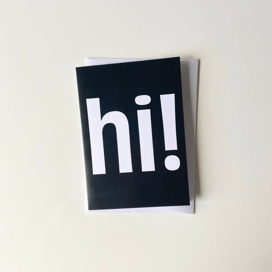 Hi! Card