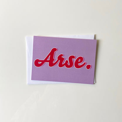 Arse Card