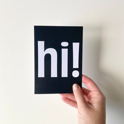 Hi! Card