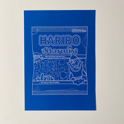 Haribo Starmix Inspired Print
