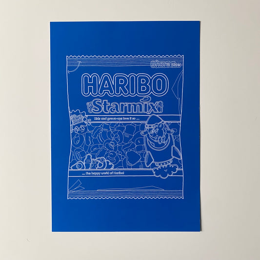 Haribo Starmix Inspired Print