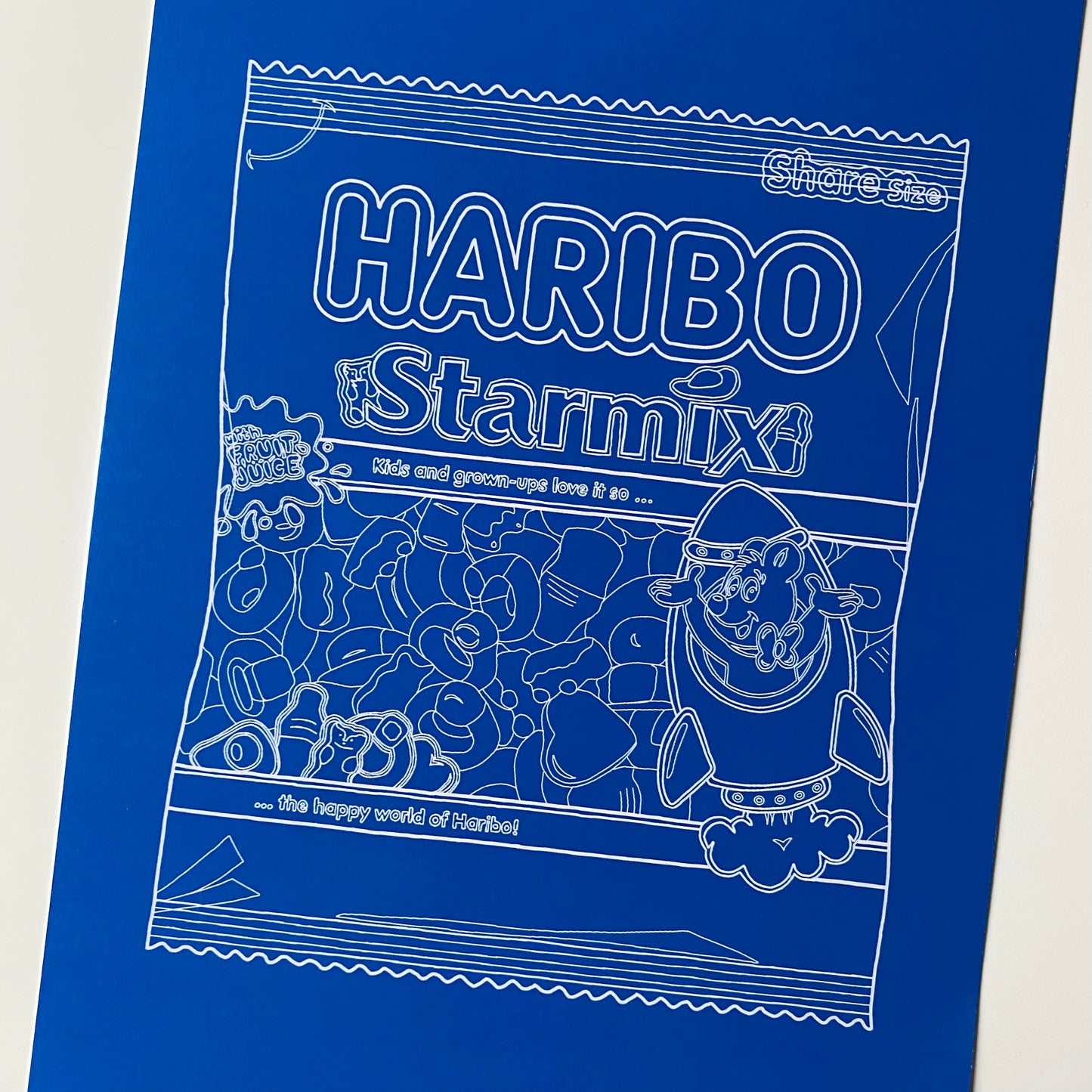 Haribo Starmix Inspired Print