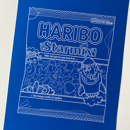 Haribo Starmix Inspired Print