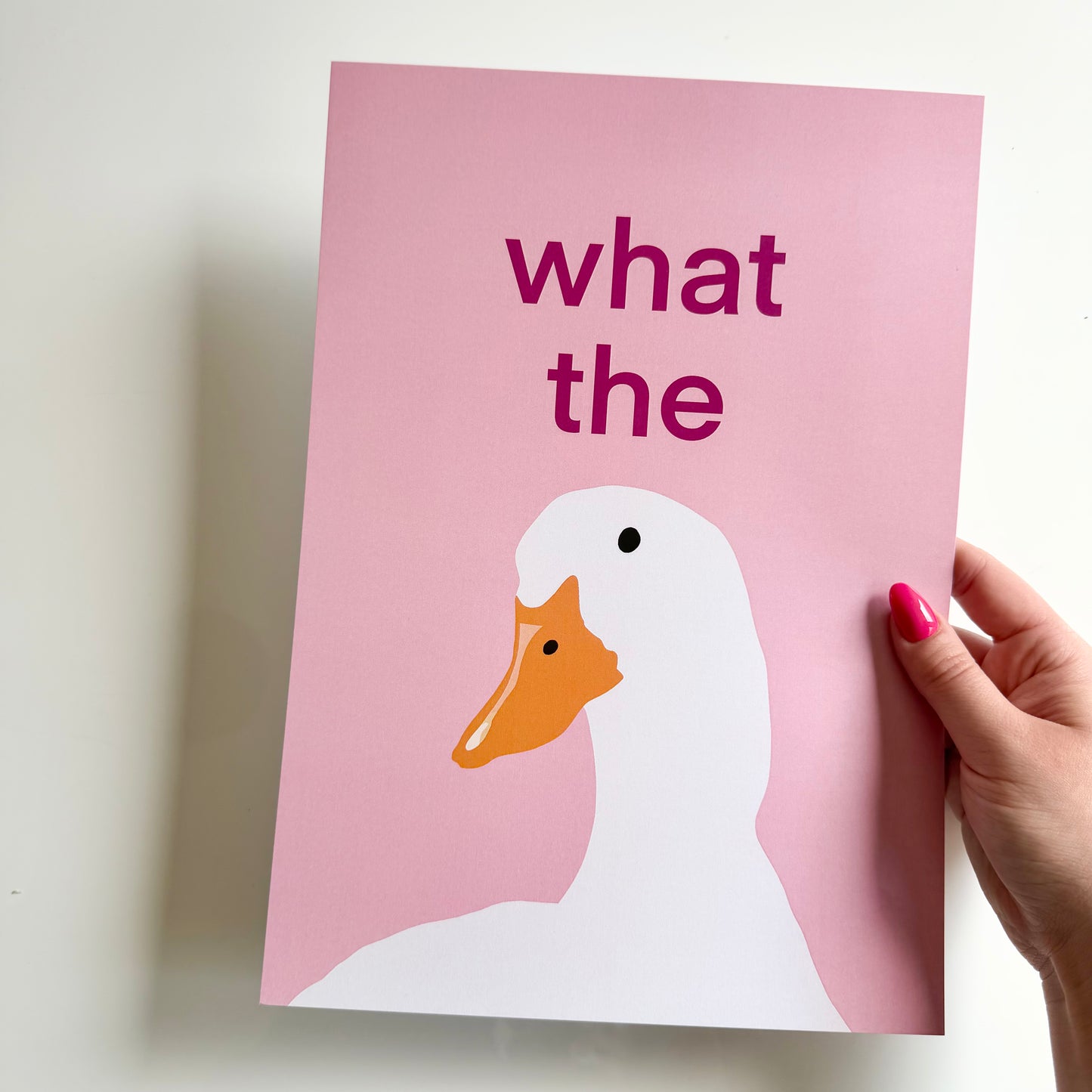 What The Duck Print