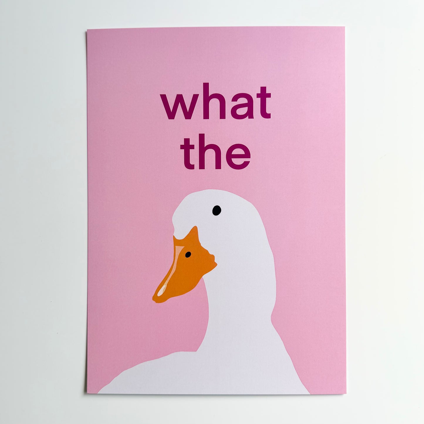 What The Duck Print