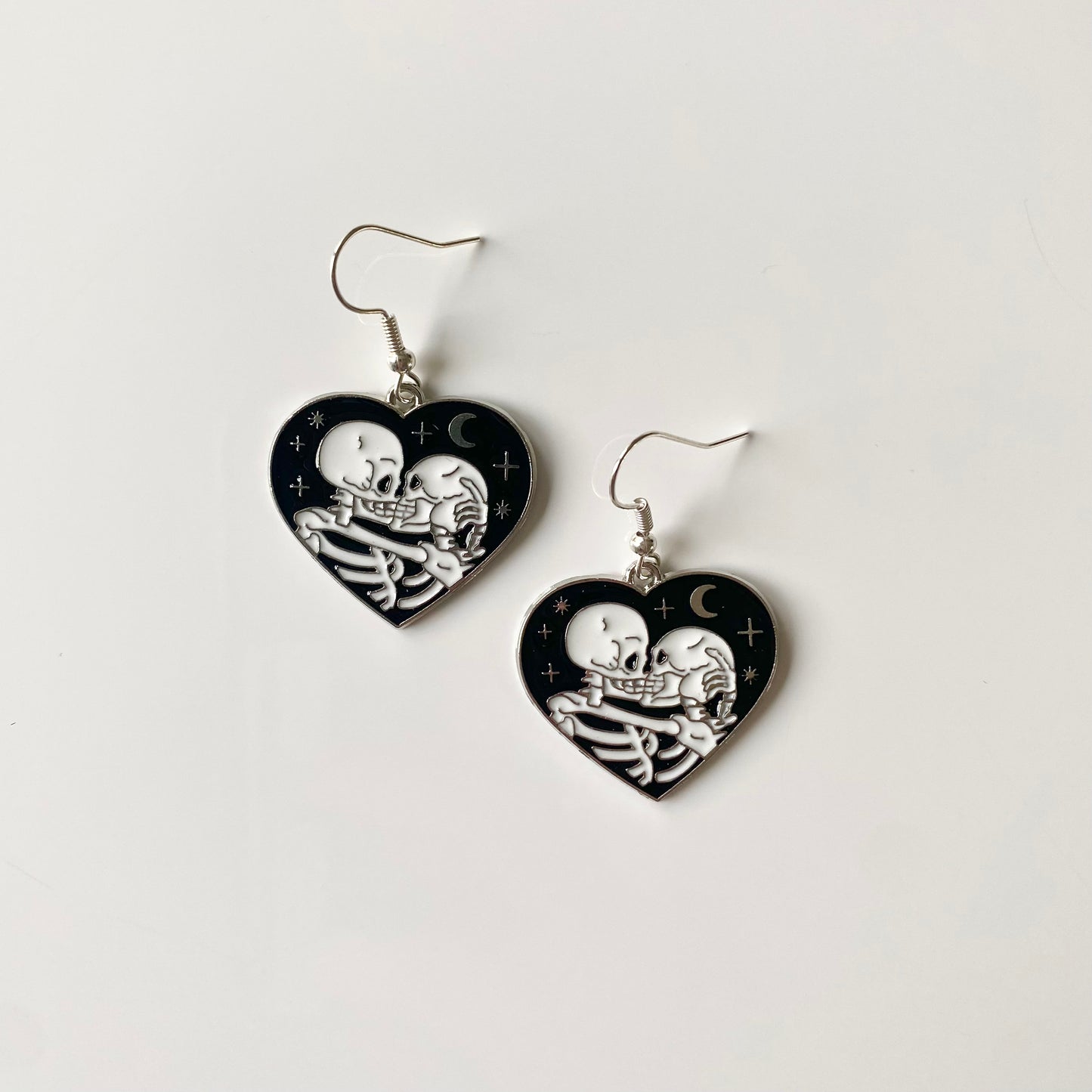 Kissing Skeleton Earrings