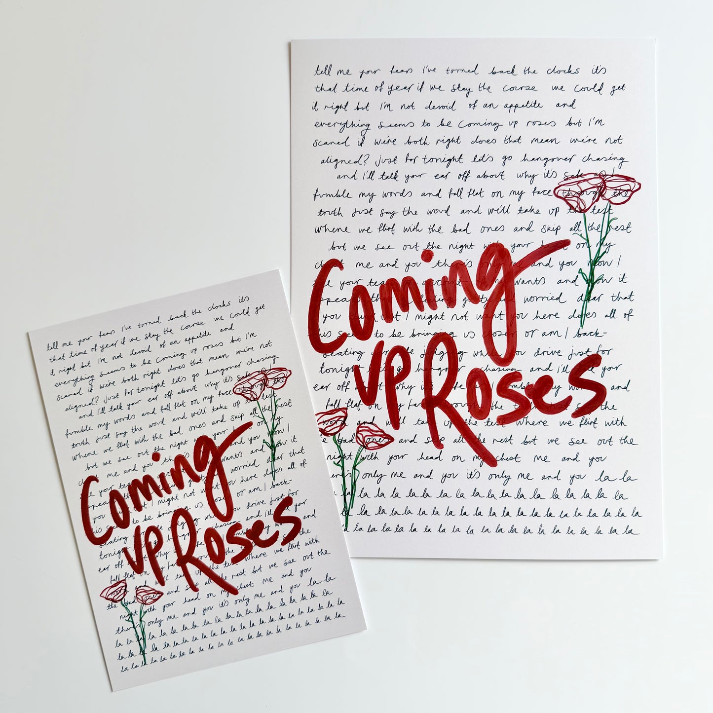 Coming Up Roses Print