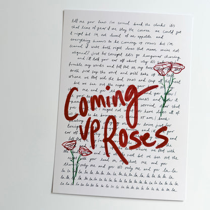 Coming Up Roses Print