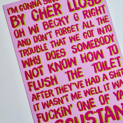 Cher Lloyd by Cher Lloyd Print