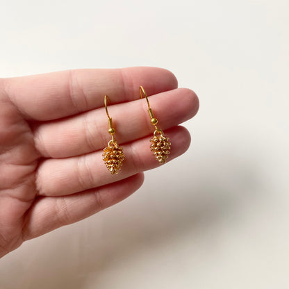 Pine Cone Earrings