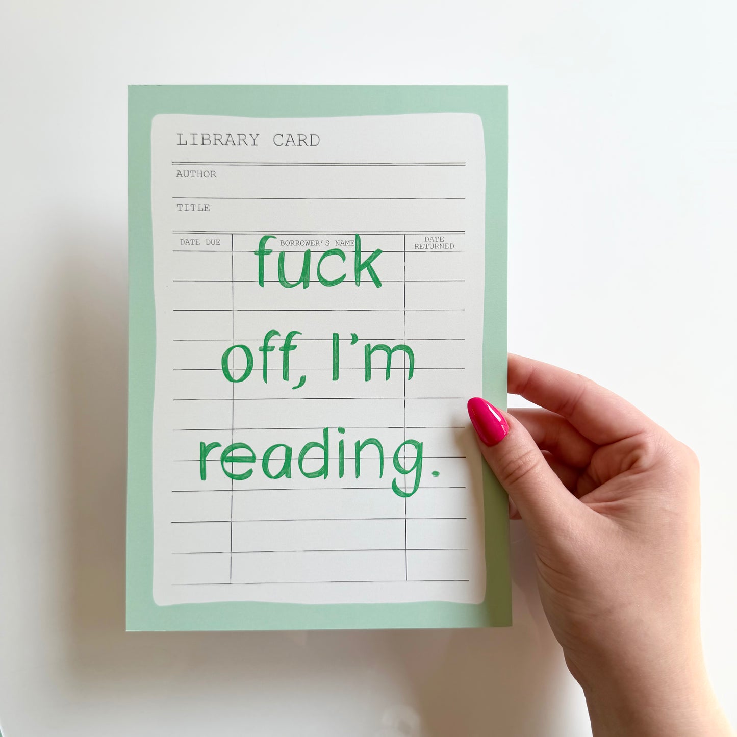 Fuck Off I'm Reading Print