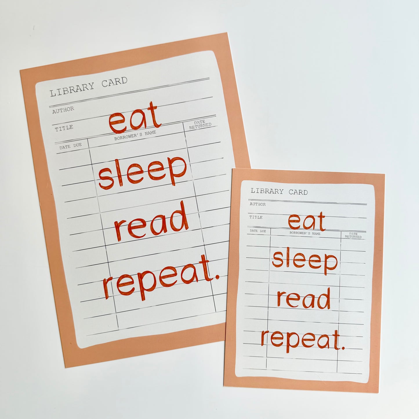 Eat Sleep Read Repeat Print