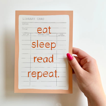 Eat Sleep Read Repeat Print