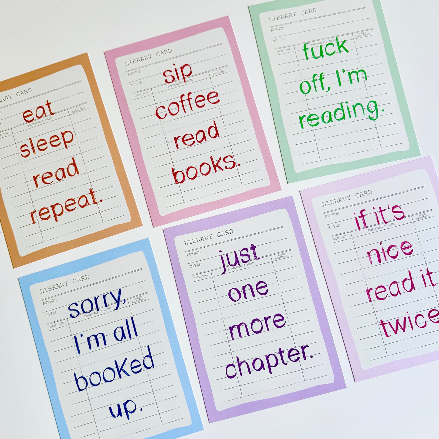 Sorry I'm All Booked Up Print