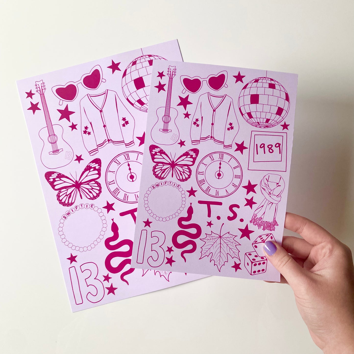 Taylor Swift Doodles Print