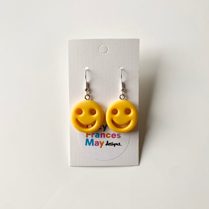 Potato Smiley Earrings