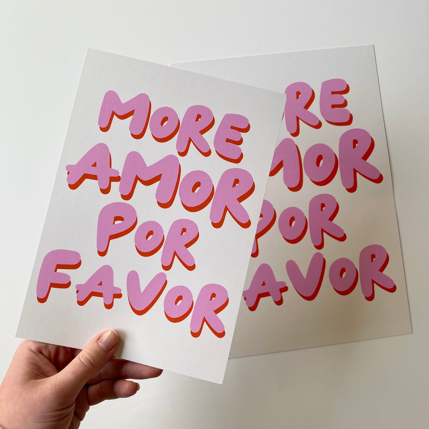 More Amor Por Favor Print