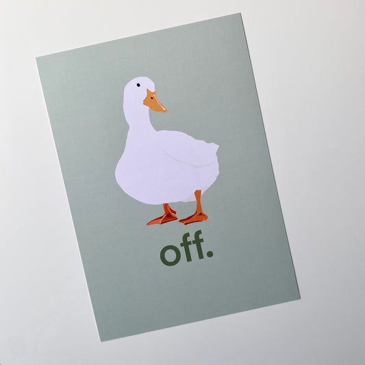 Duck Off Print