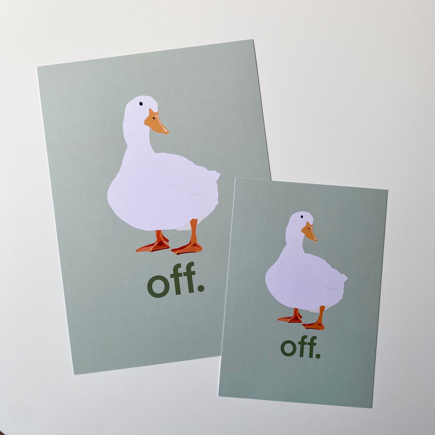 Duck Off Print
