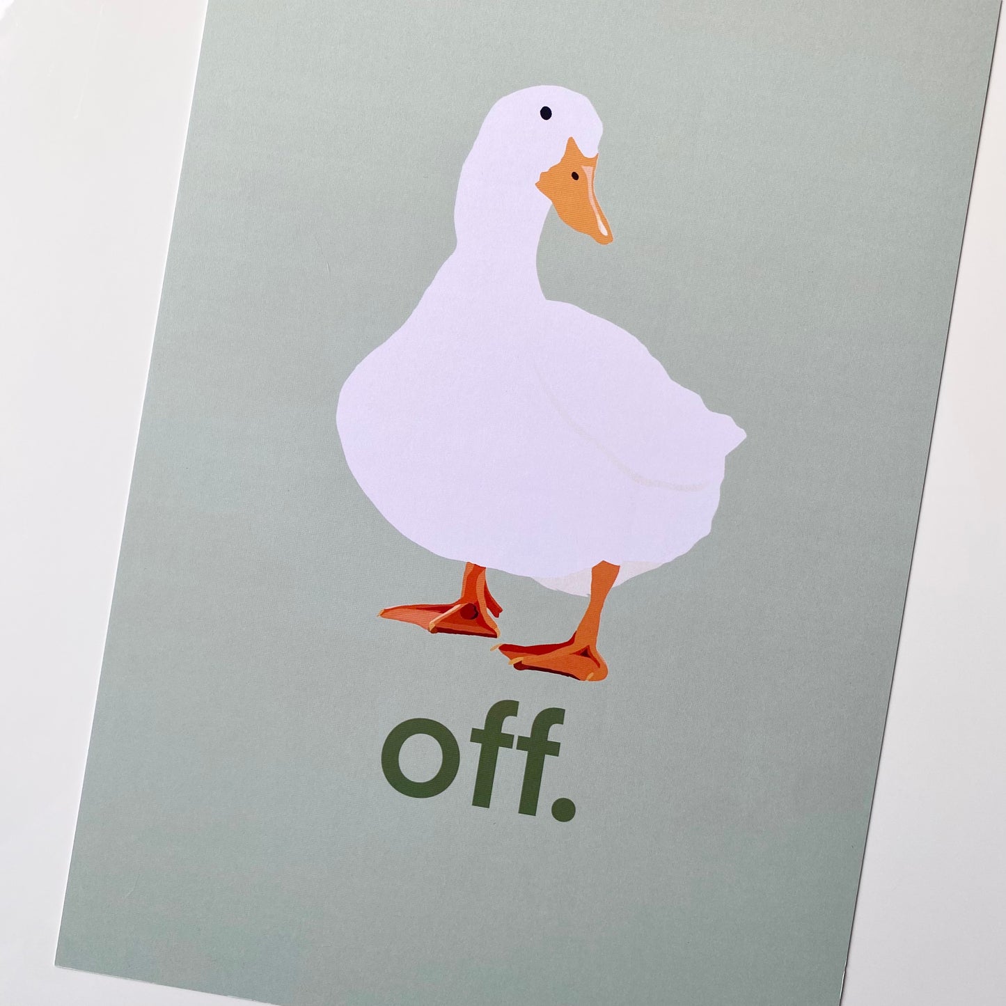 Duck Off Print