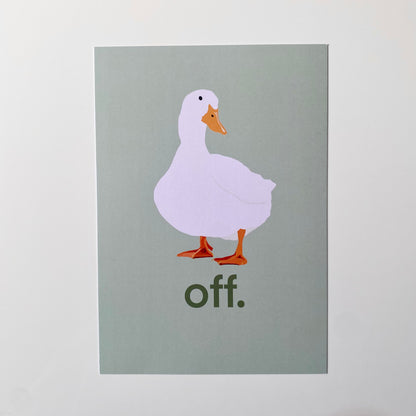 Duck Off Print