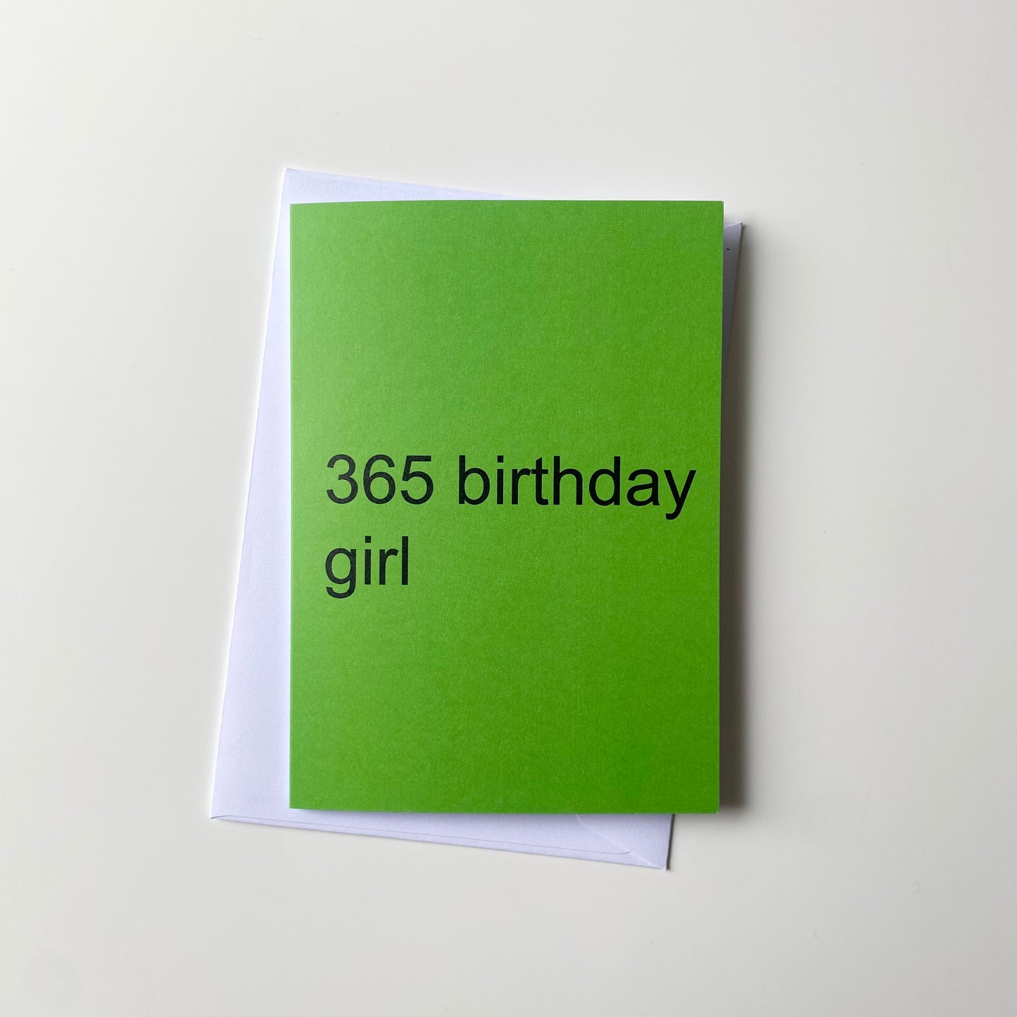 365 Birthday Girl Card
