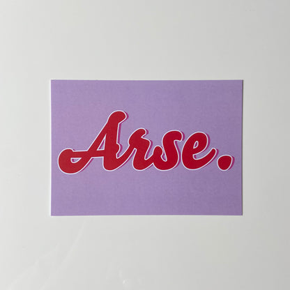 Arse Print
