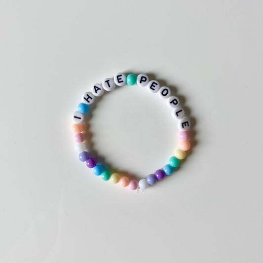 I Hate People Bracelet