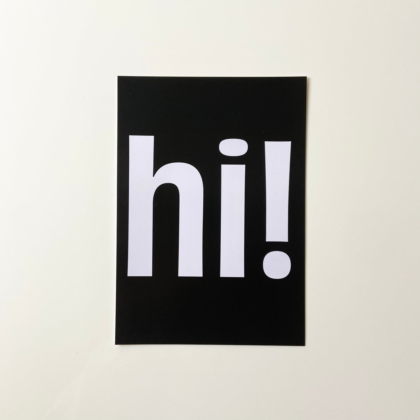 Hi! Print