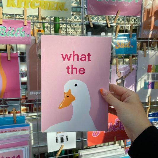 What The Duck Print
