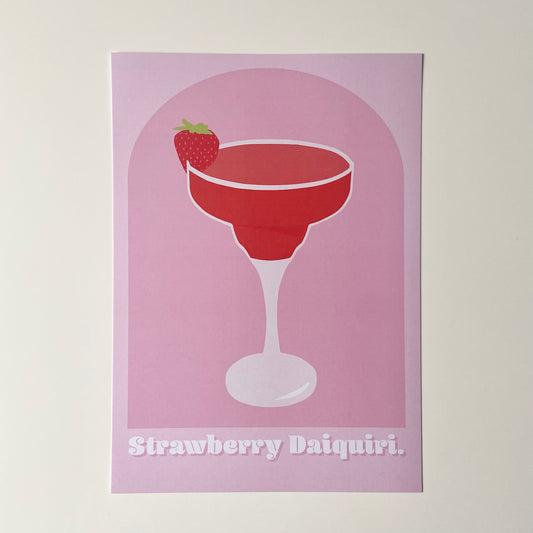 Strawberry Daiquiri Print