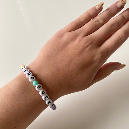 Zero Fucks Bracelet